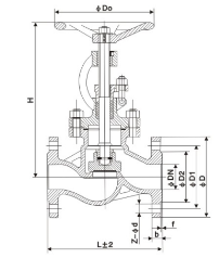 J41B氨用截止阀(图1)