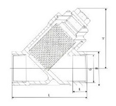 Y型丝扣过滤器(图1)